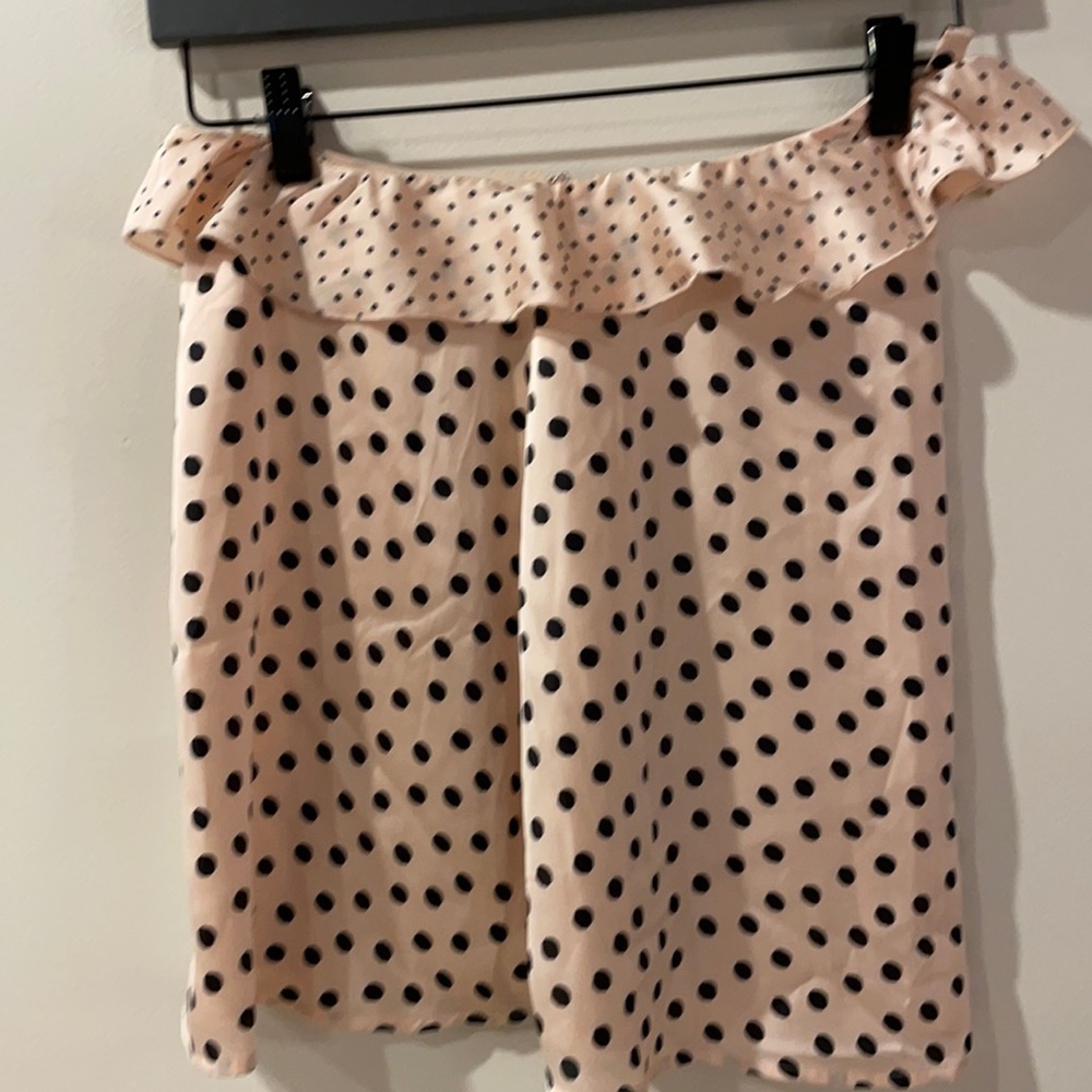 Silk mini skirt!